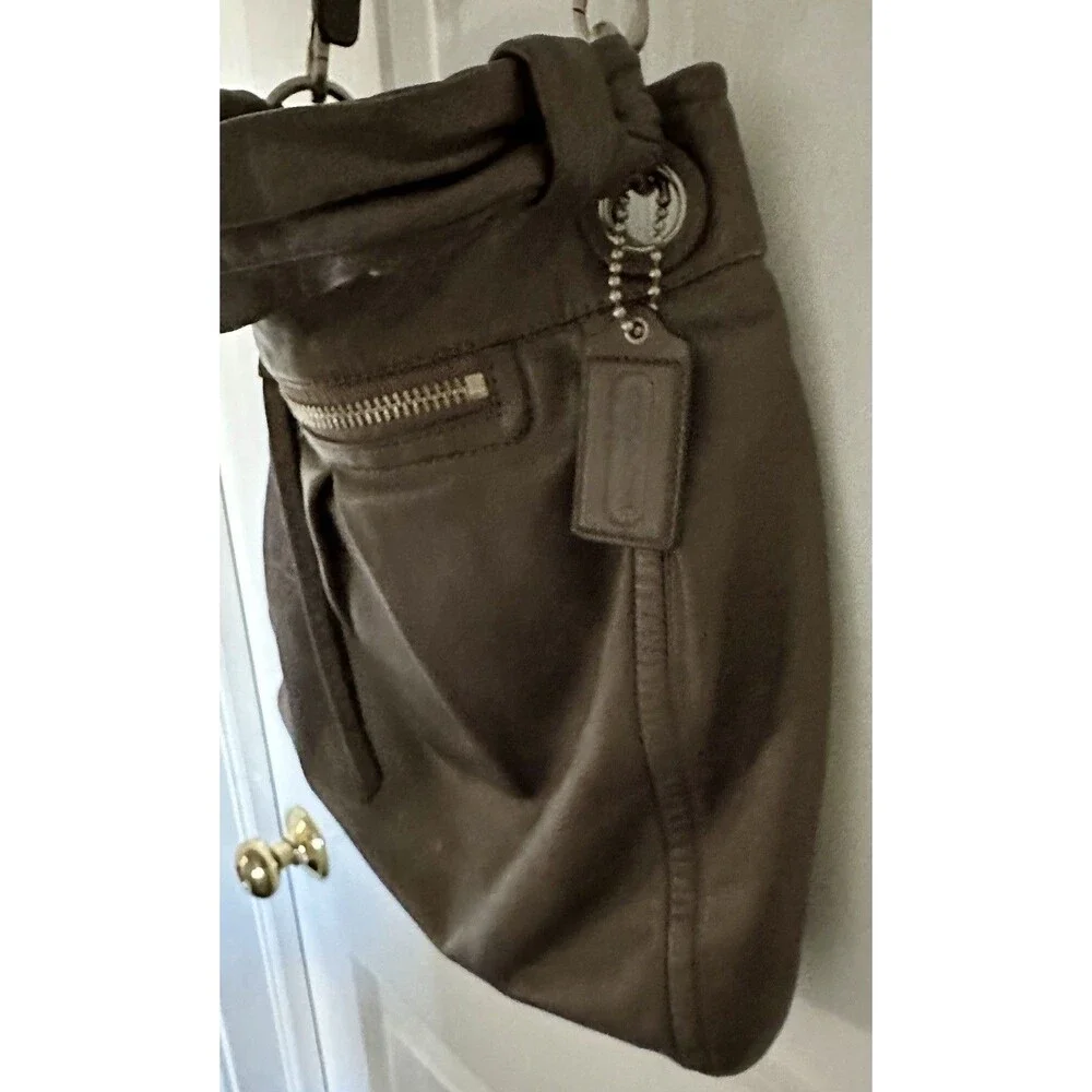 Coach Bag Parker Hippie Crossbody Shoulder Bag Metallic Taupe Beauty 13411